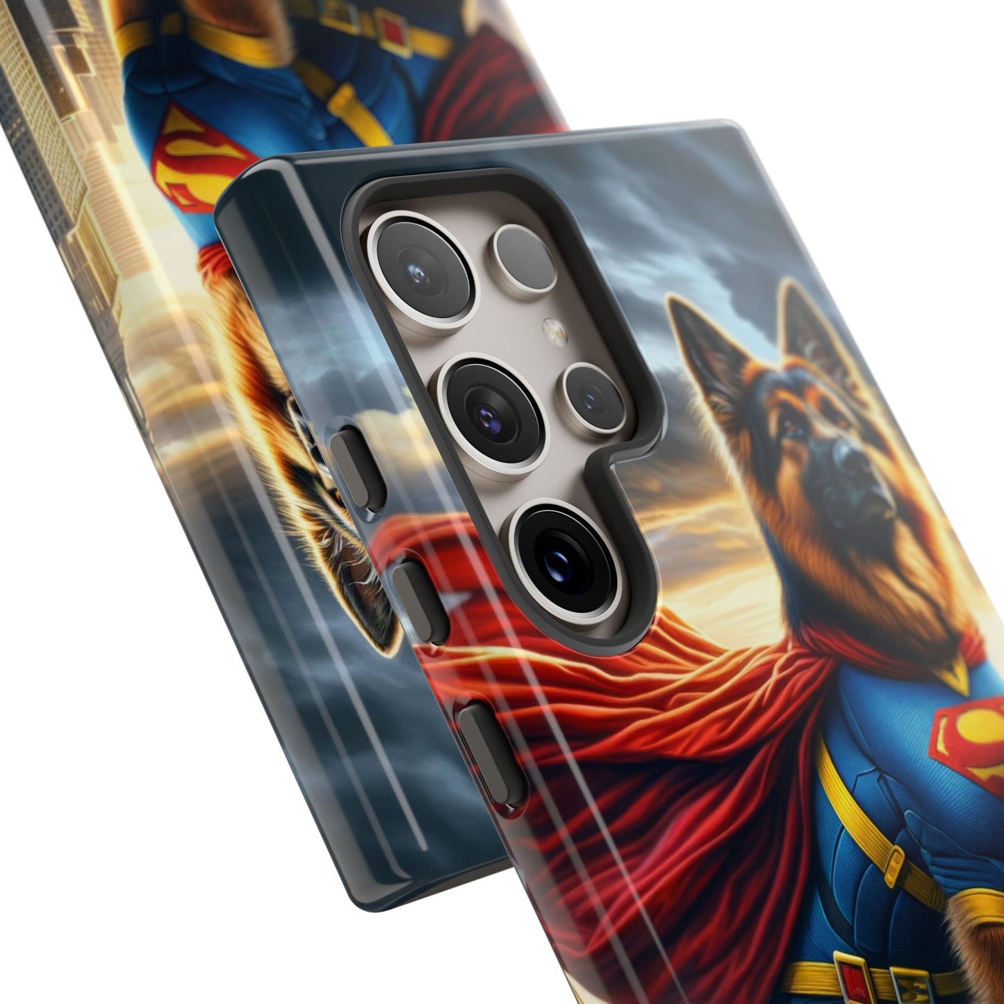 German Shepherd Superhero Phone Case