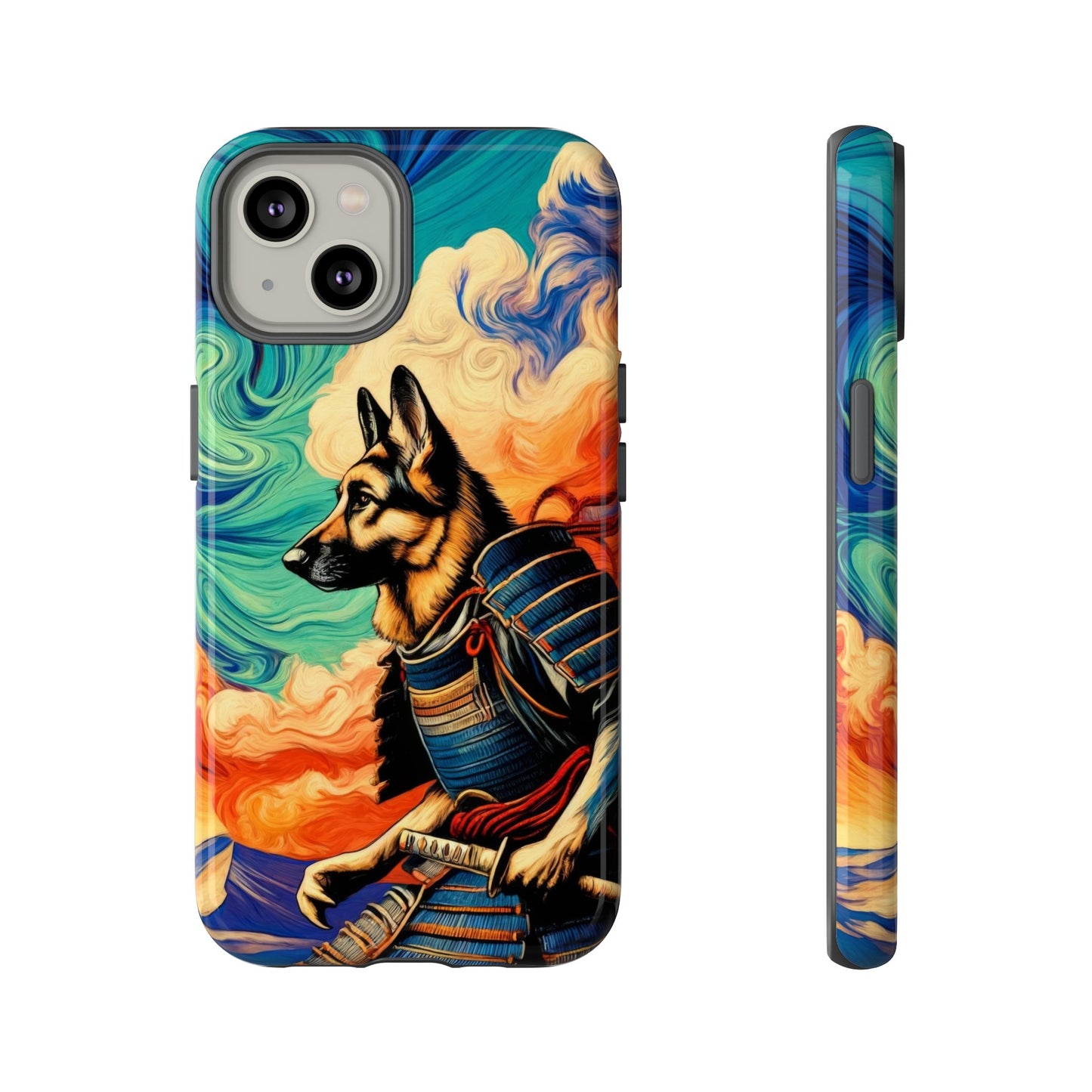 Samurai German Shepherd Phone Case