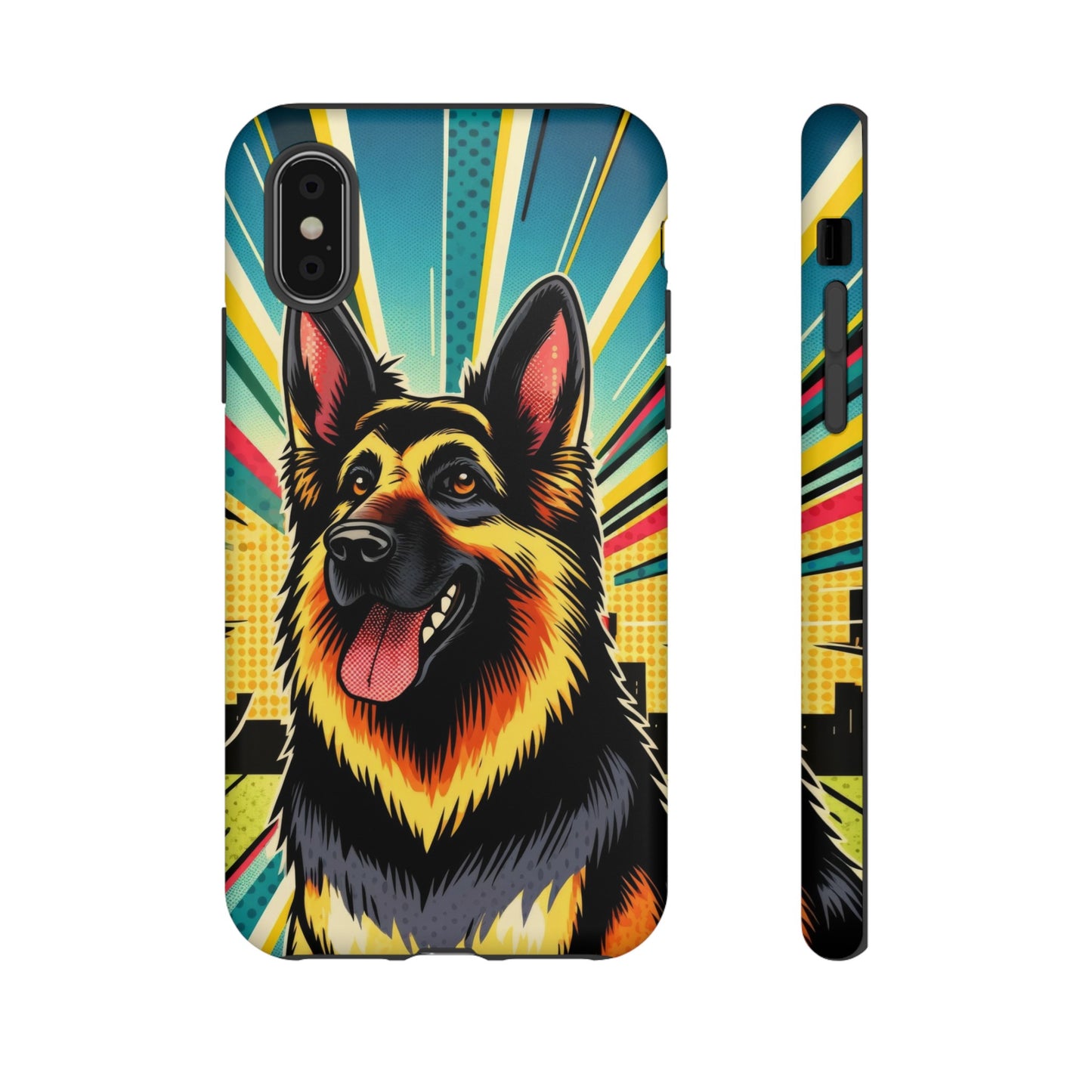 Comic style German Shepherd Phone Case