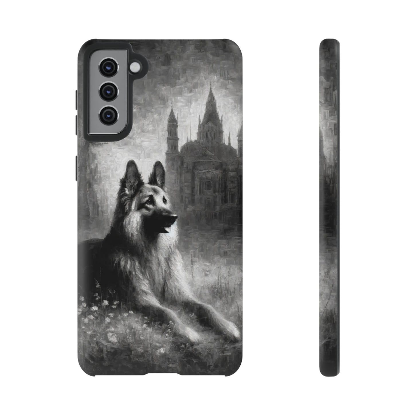 Neo-impressionism German Shepherd Phone Case