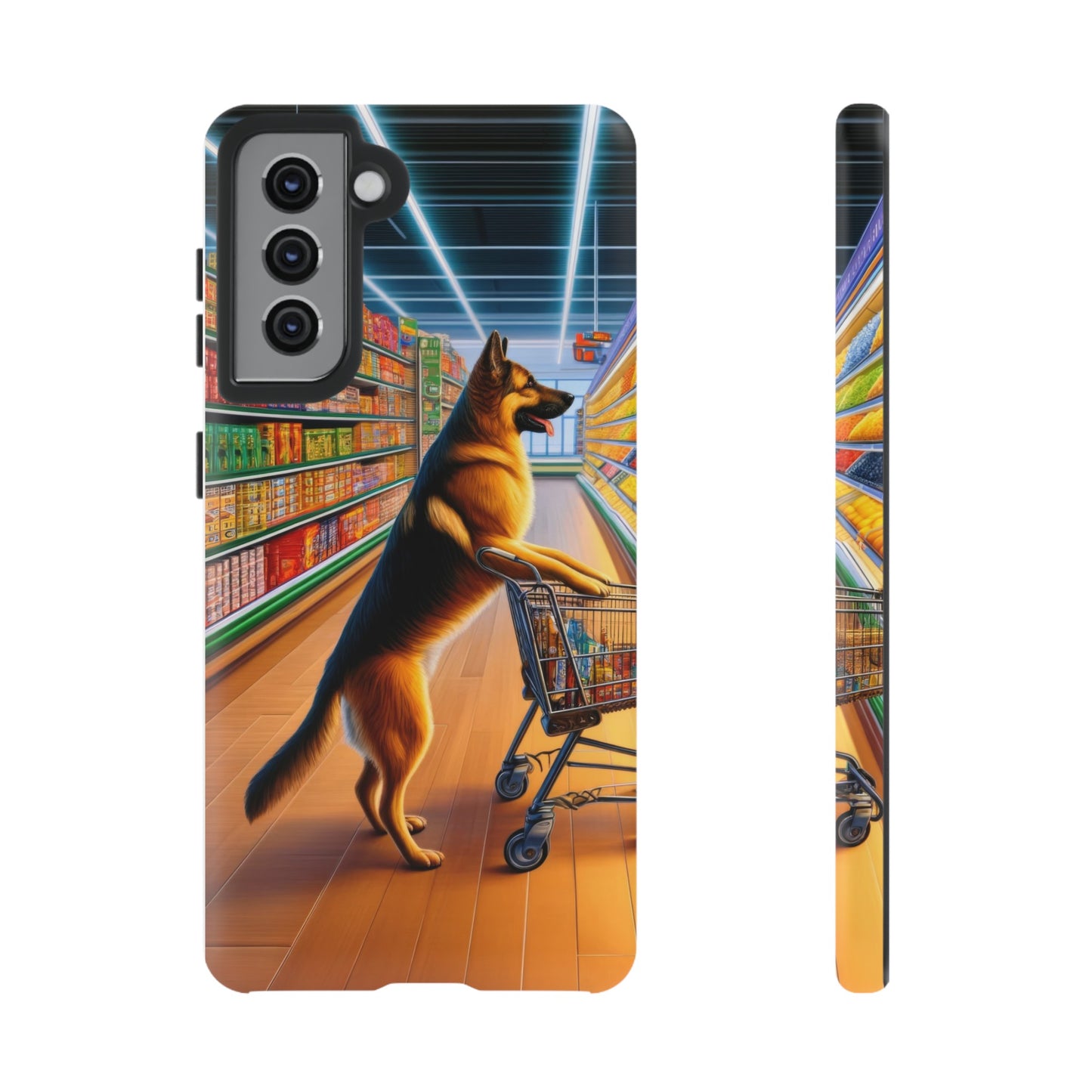 German Shepherd Shopping Phone Case