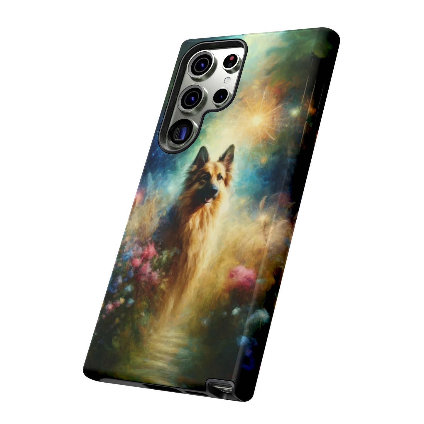 Fairy tale and impressionism German Shepherd Phone Case