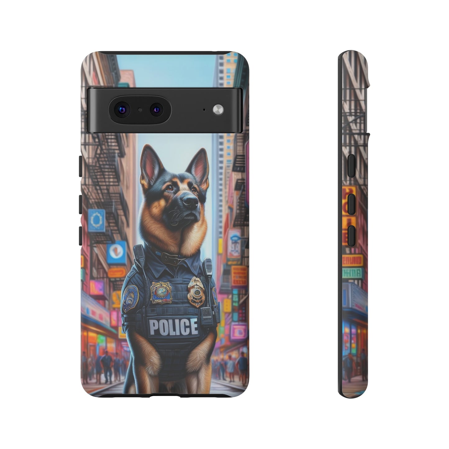 German Shepherd Police Officer Phone Case