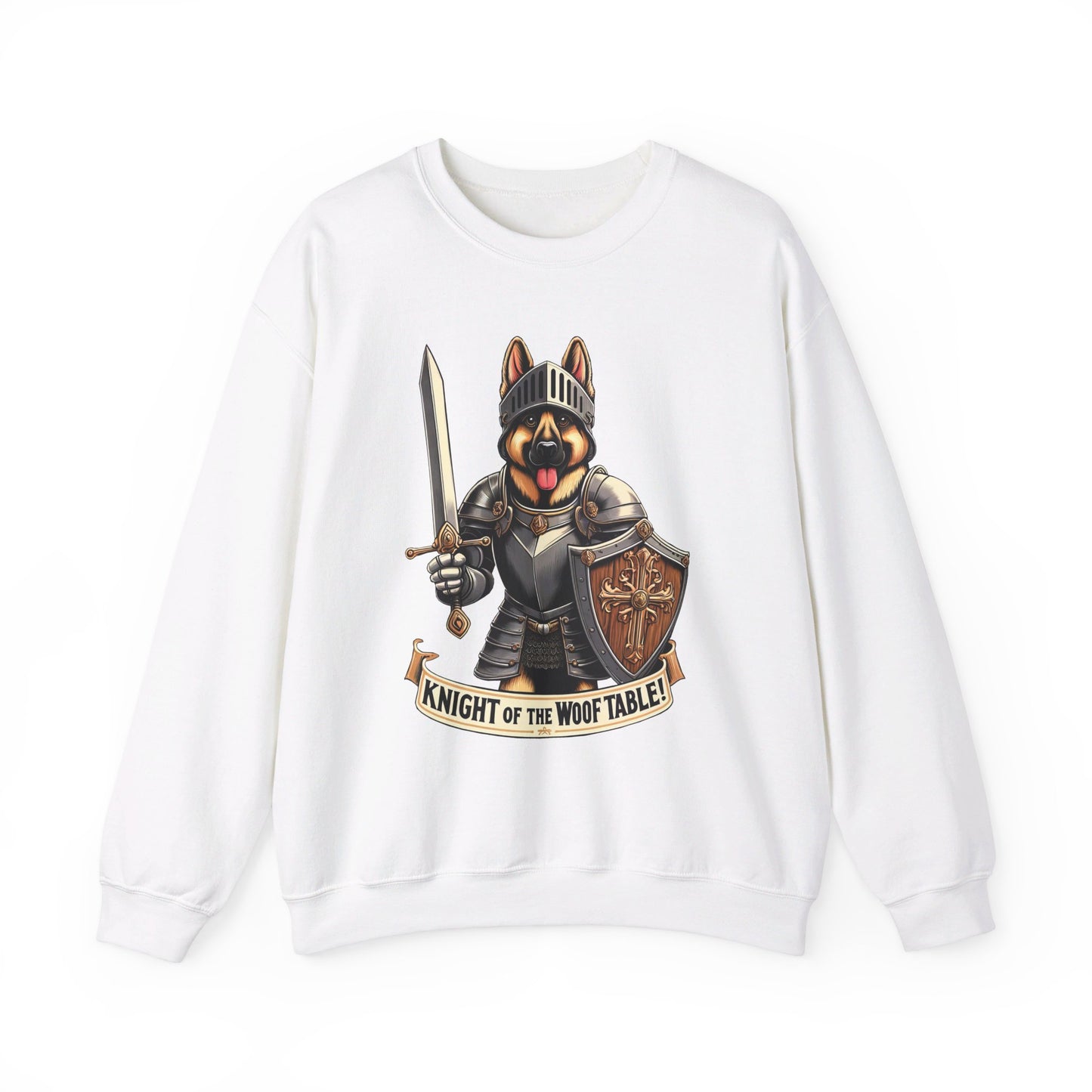 Knight of the Wolf Table Sweatshirt (10 colors) (German Shepherd)