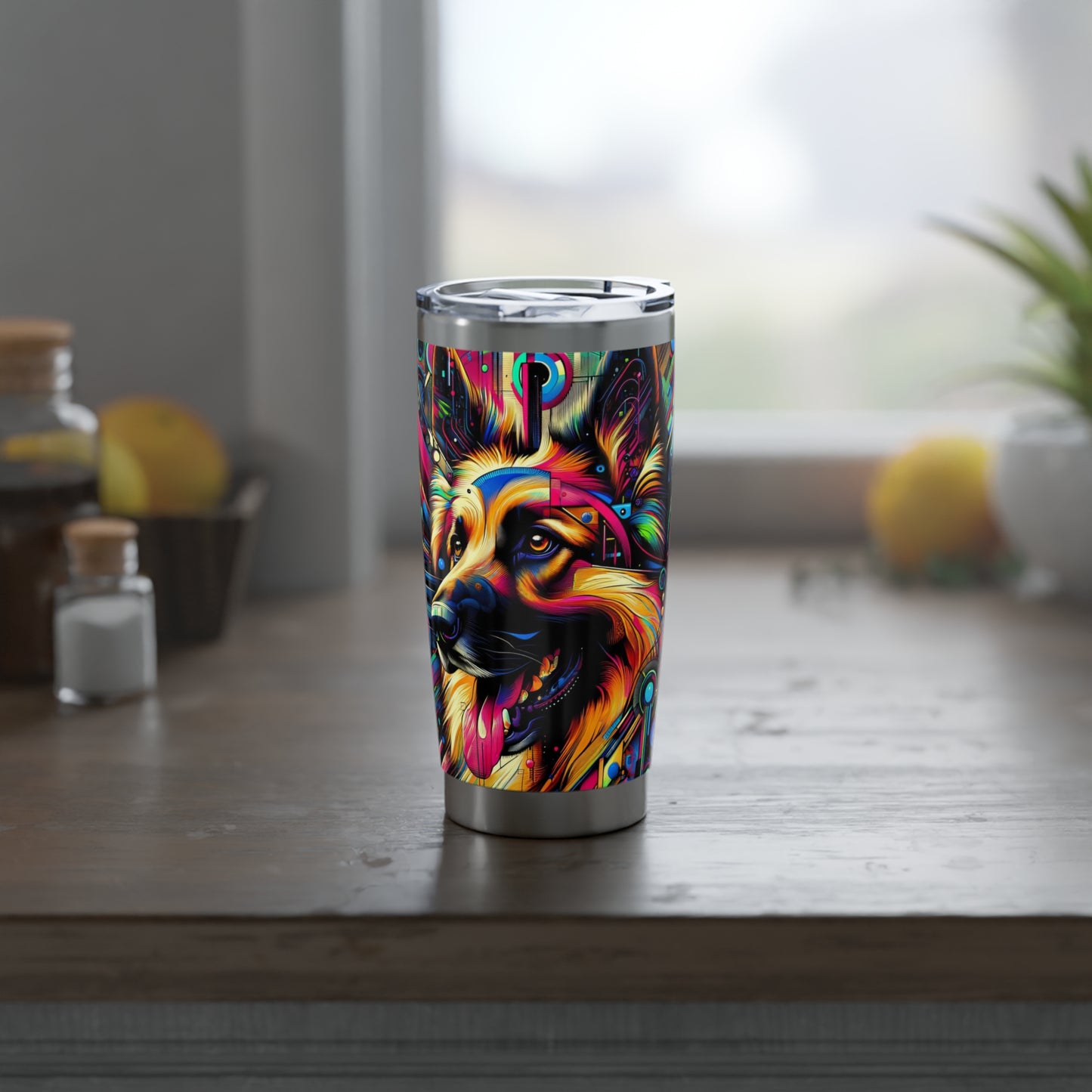 Constructivism and dadaism German Shepherd 20oz Tumbler