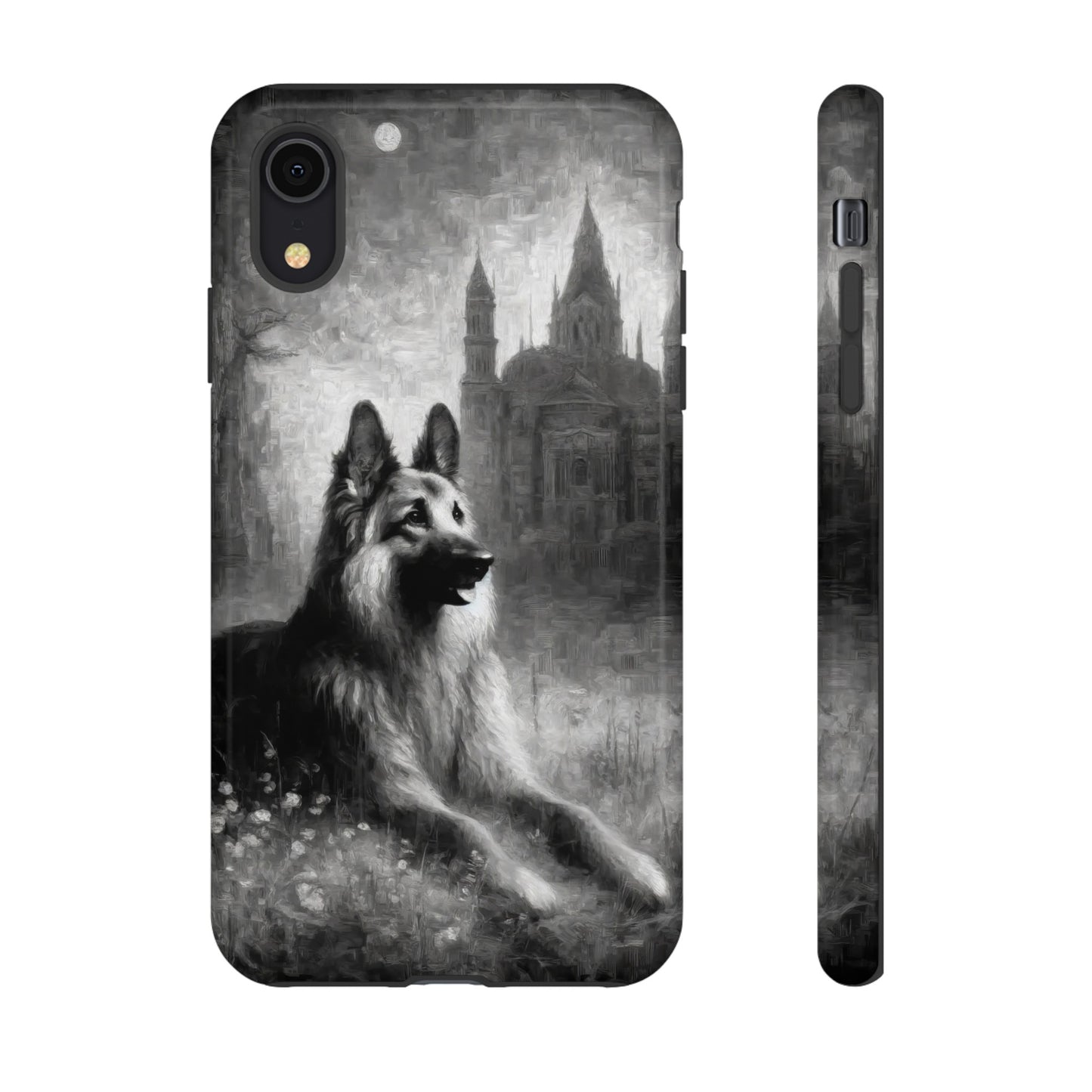 Neo-impressionism German Shepherd Phone Case