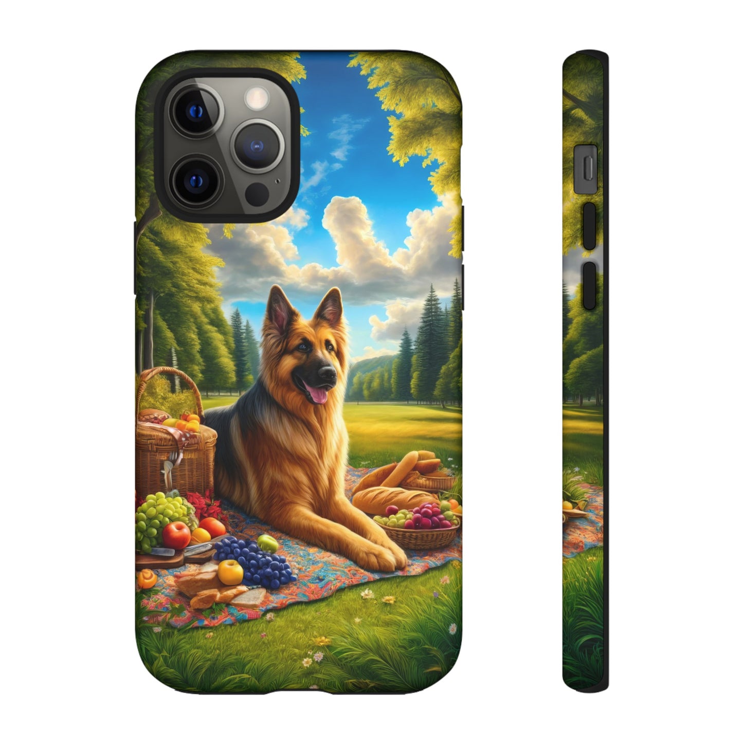 German Shepherd Giving a Speech Phone Case