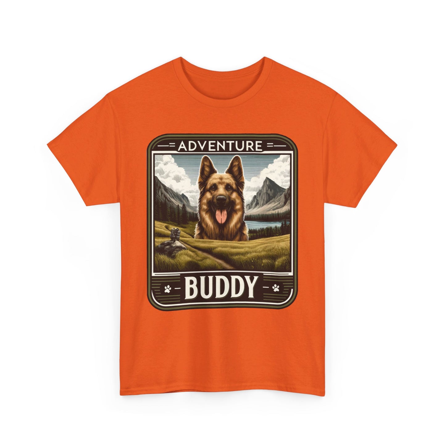 Adventure Buddy T-Shirt (13 colors) (German Shepherd)