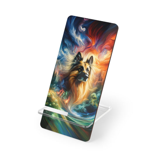 Expressionism and fantasy German Shepherd Smartphone Stand