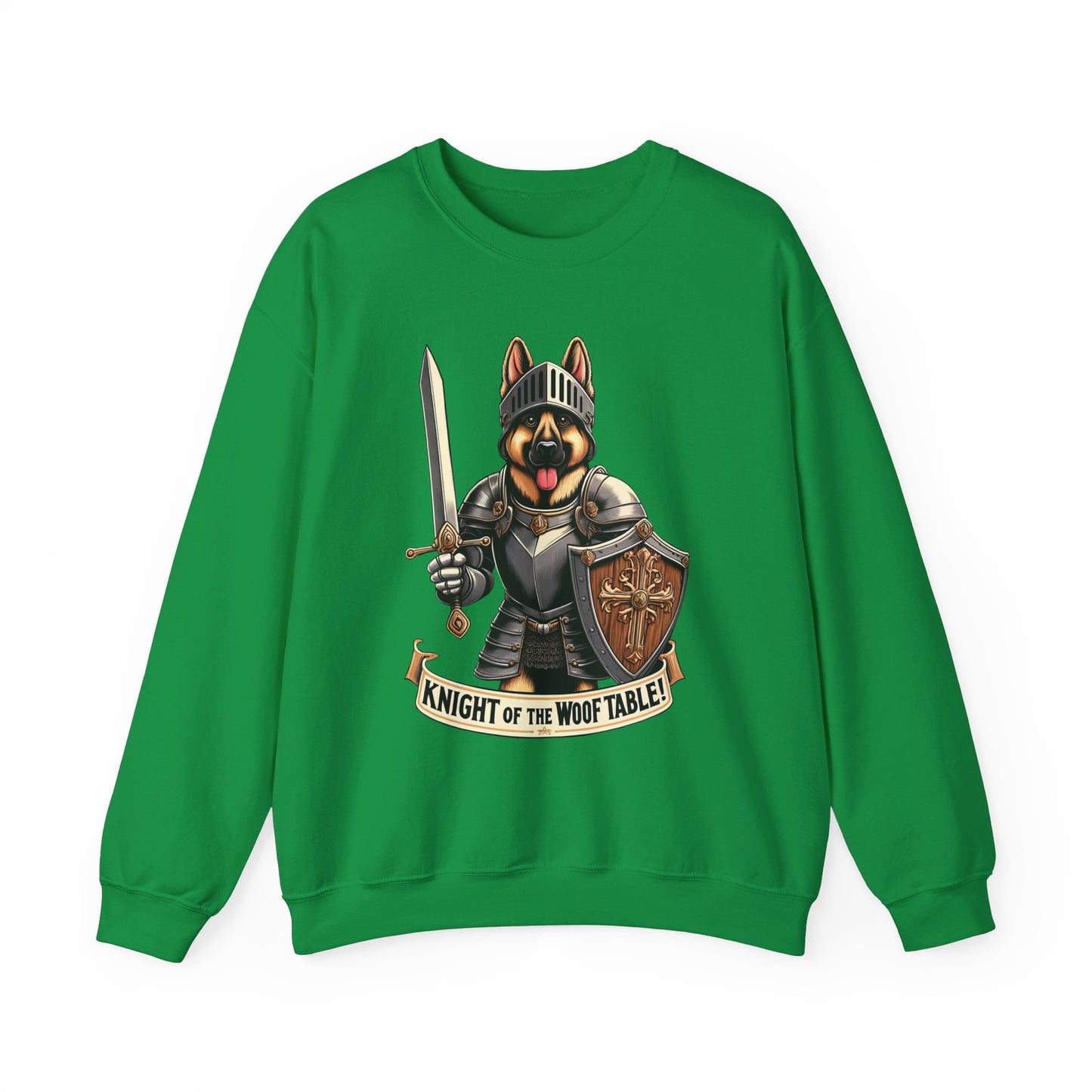 Knight of the Wolf Table Sweatshirt (10 colors) (German Shepherd)