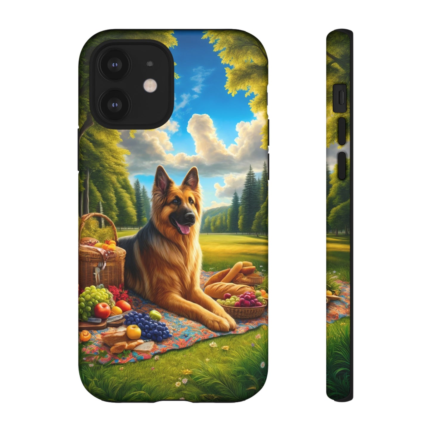 German Shepherd Giving a Speech Phone Case