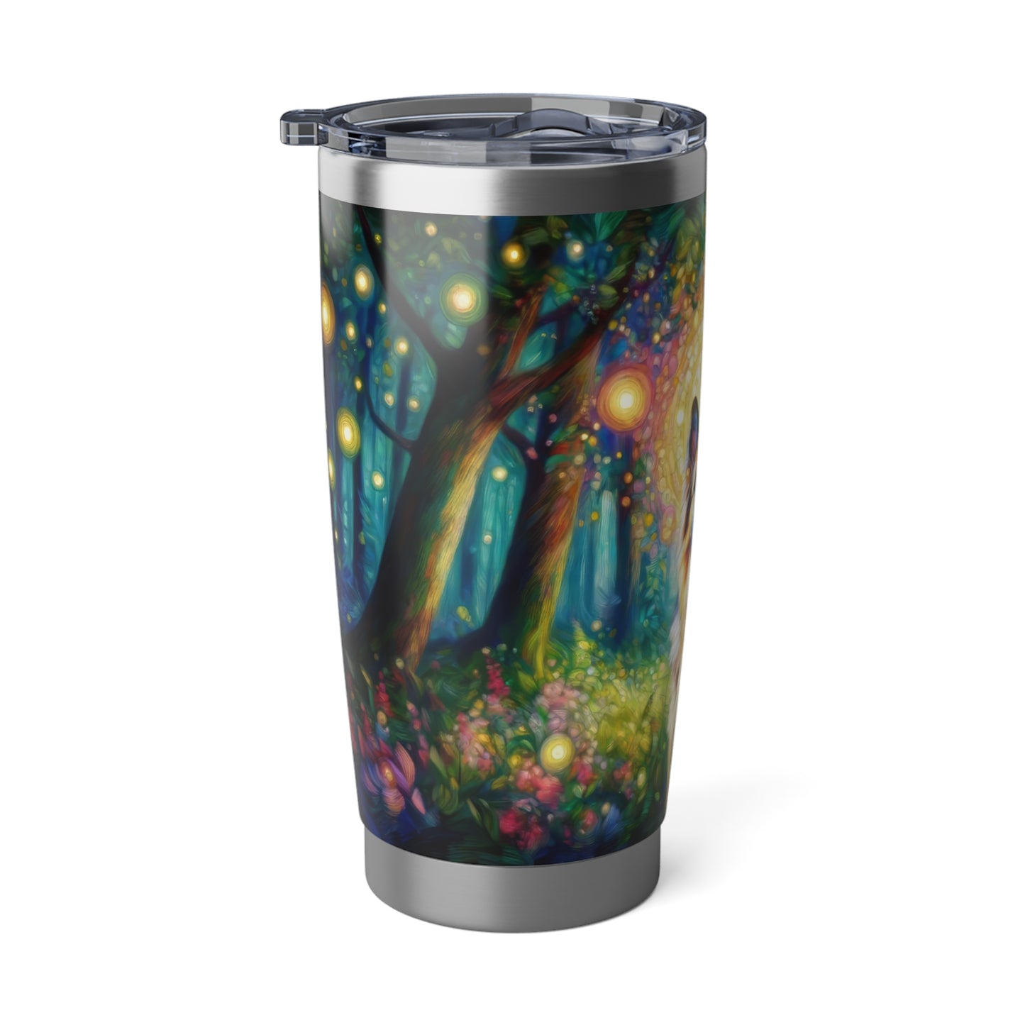 Neo-impressionism and fairy tale German Shepherd 20oz Tumbler