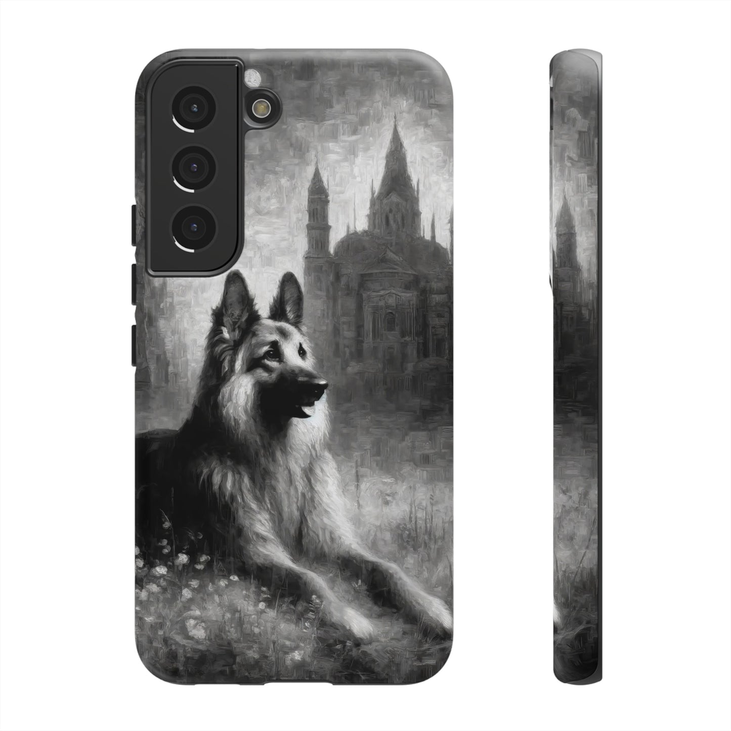 Neo-impressionism German Shepherd Phone Case