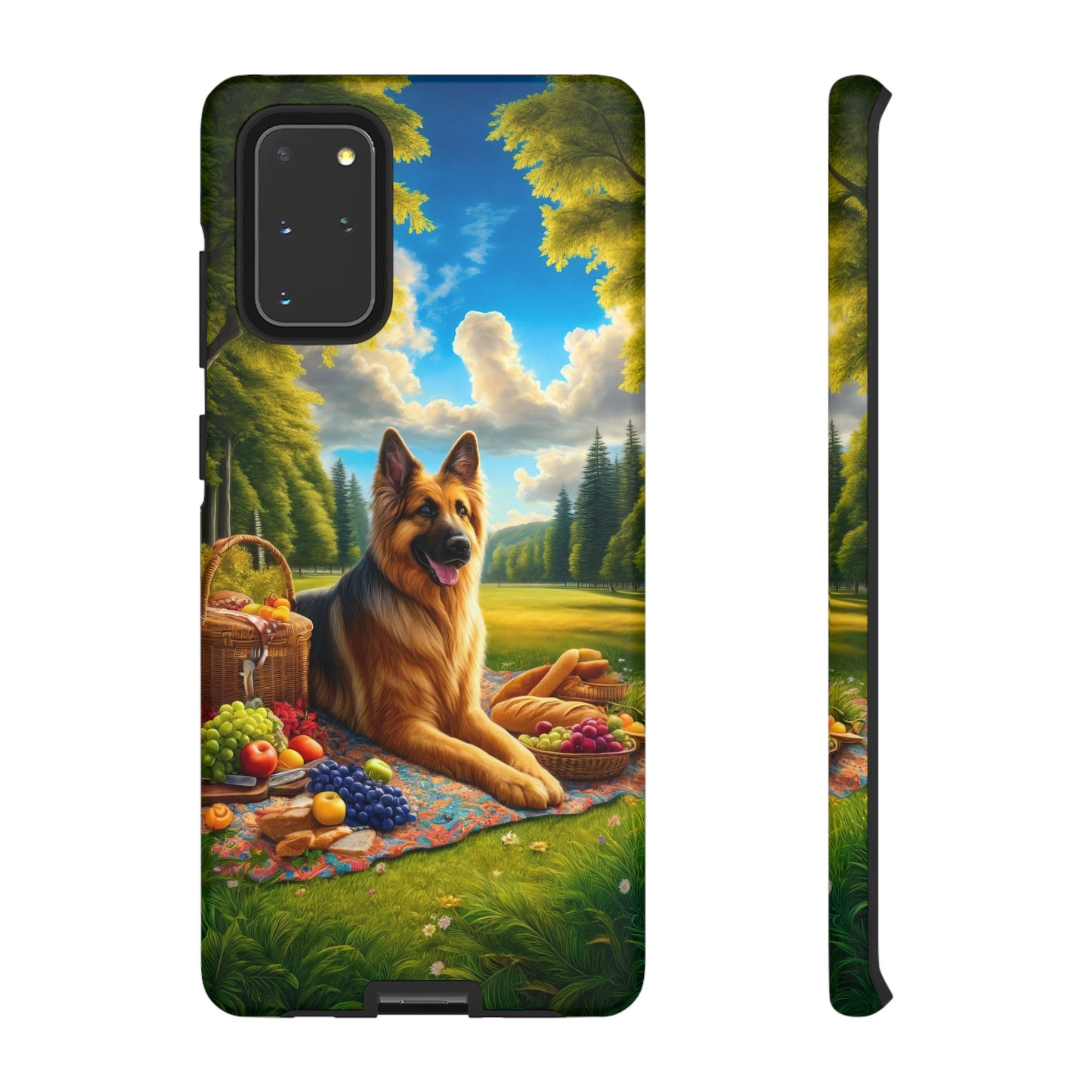 German Shepherd Giving a Speech Phone Case