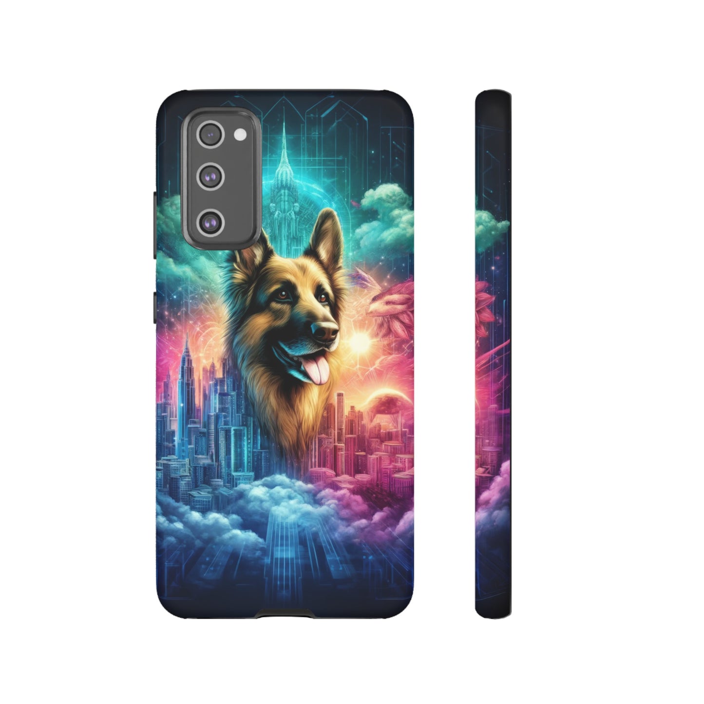 Dreamy fantasy German Shepherd Phone Case