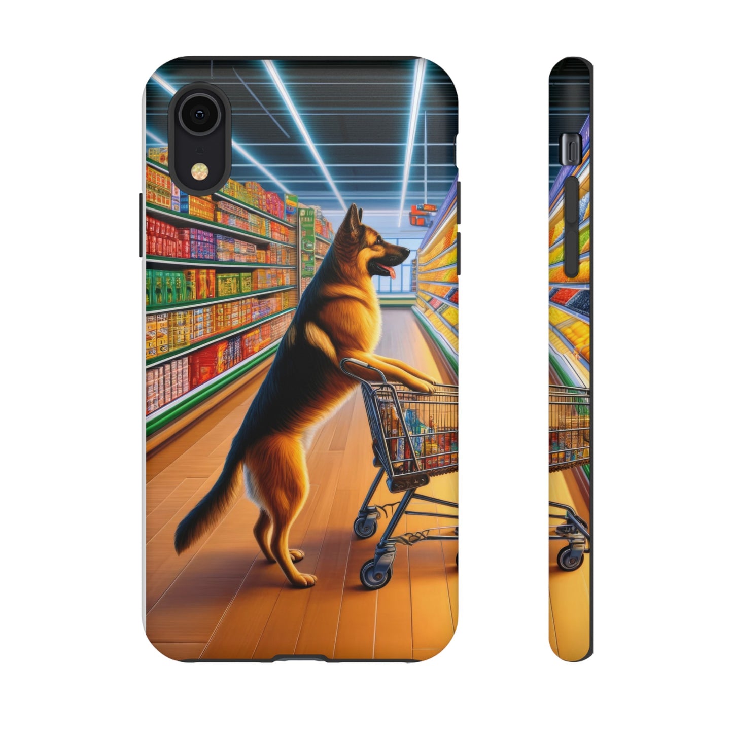 German Shepherd Shopping Phone Case