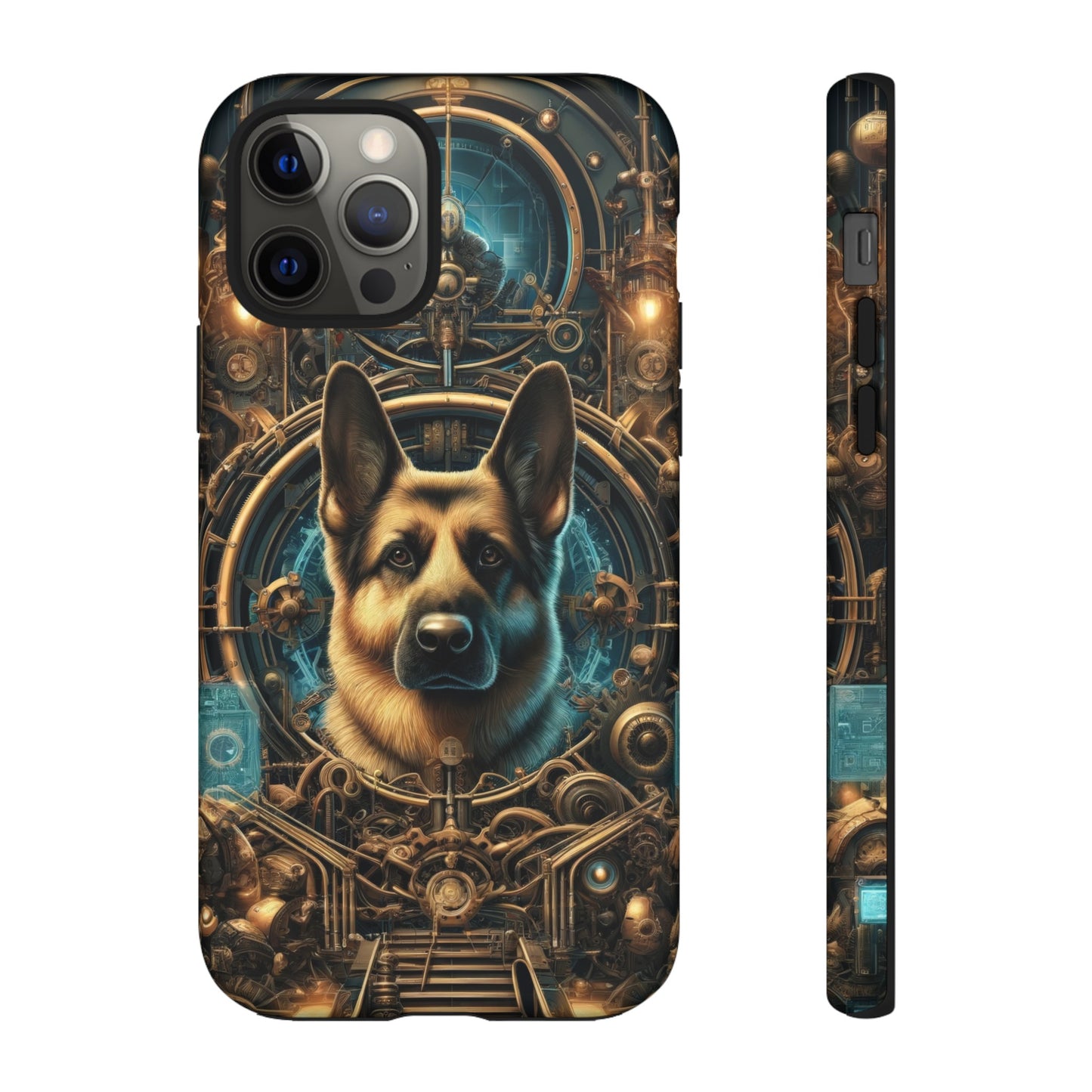 Steampunk Fantasy V2 German Shepherd Phone Case