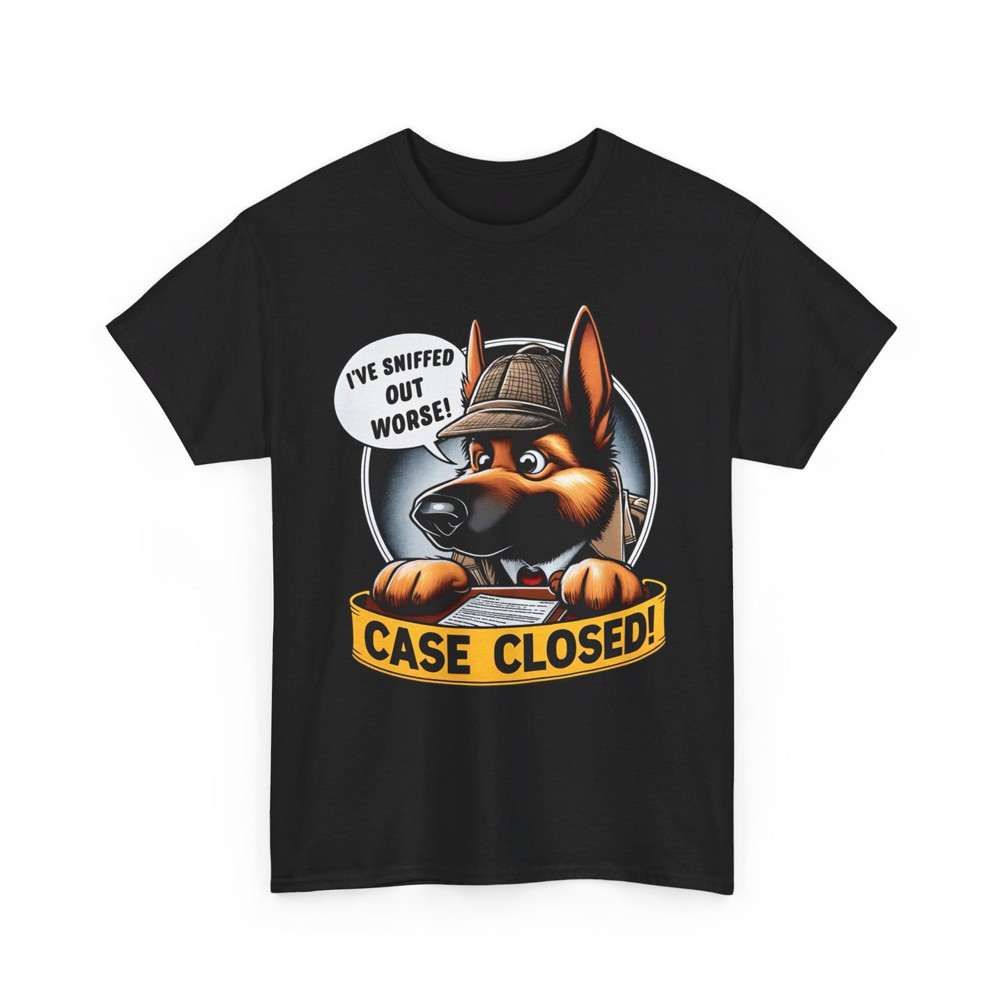 Case Closed T-Shirt (13 colors) (German Shepherd)