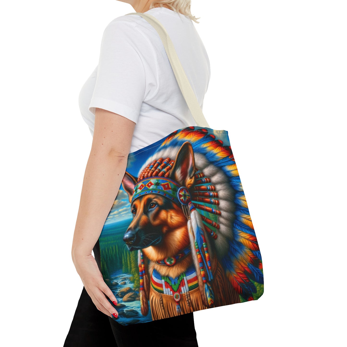 German Shepherd Indian Scented Tote Bag