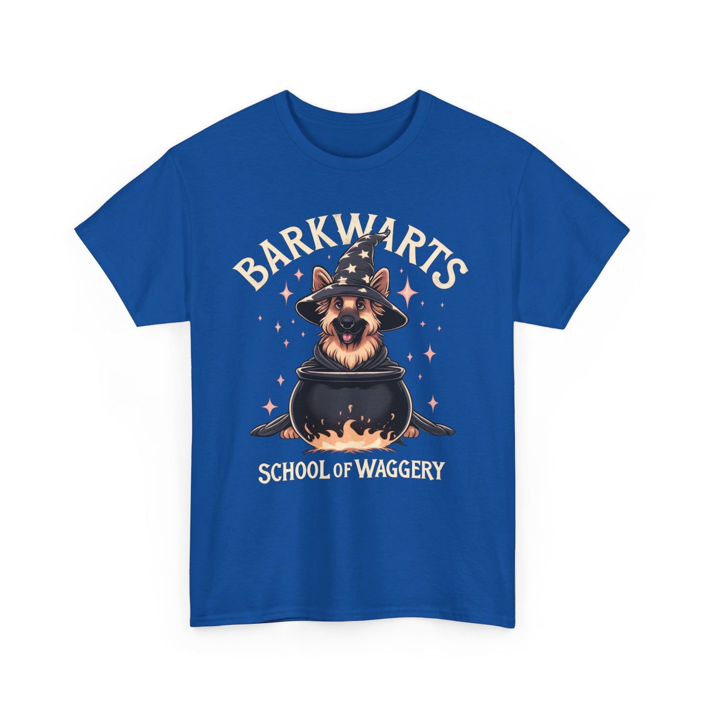 BarkWarts School of Waggery T-Shirt (13 colors) (German Shepherd)