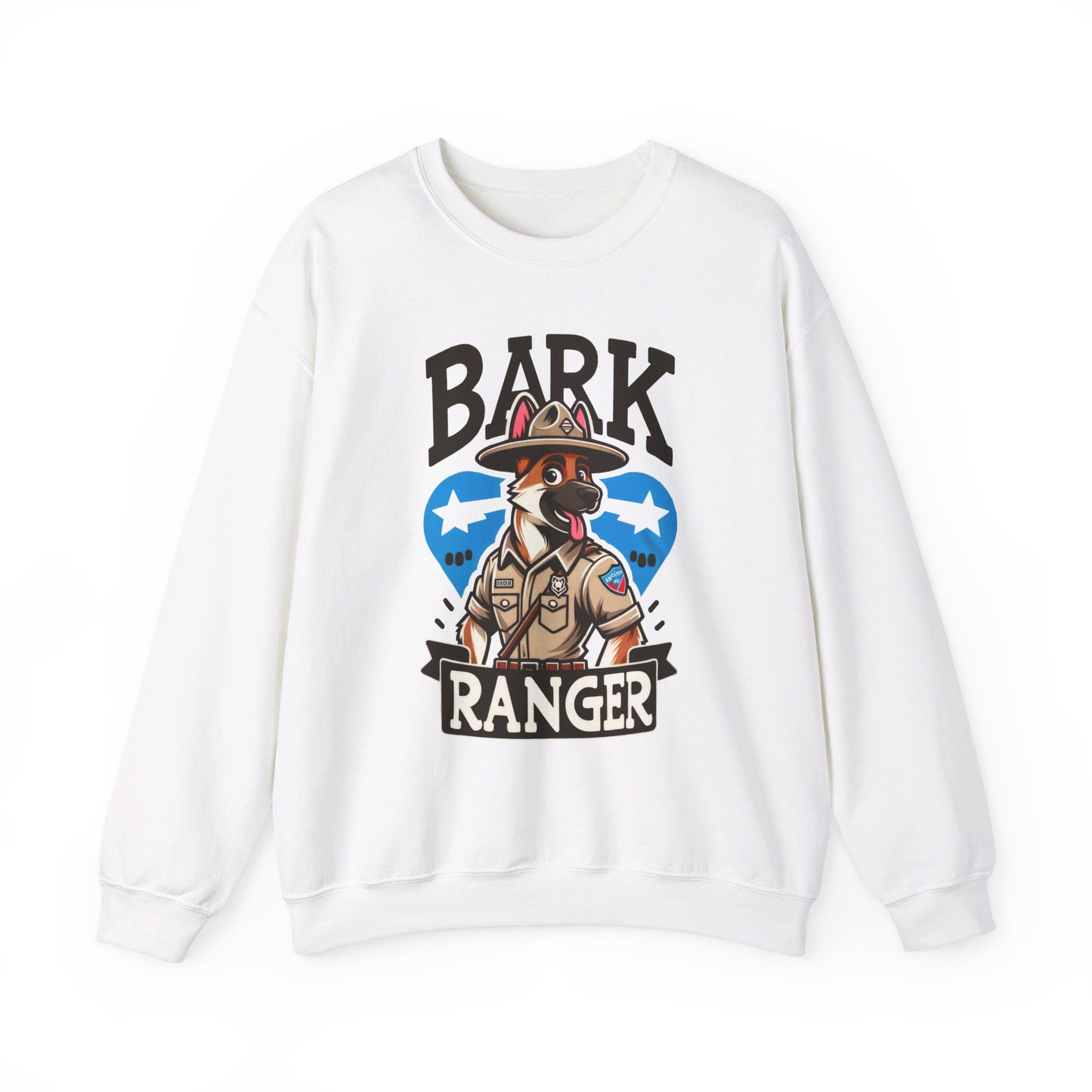 Bark Ranger On Duty Sweatshirt (10 colors) (German Shepherd)