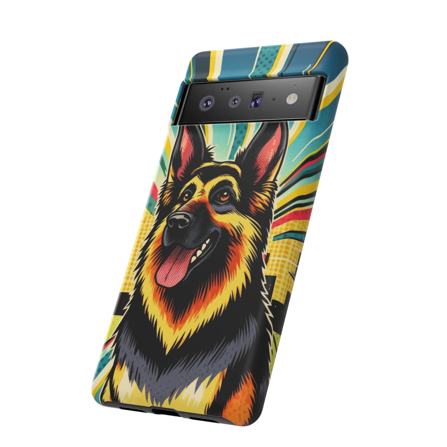 Comic style German Shepherd Phone Case