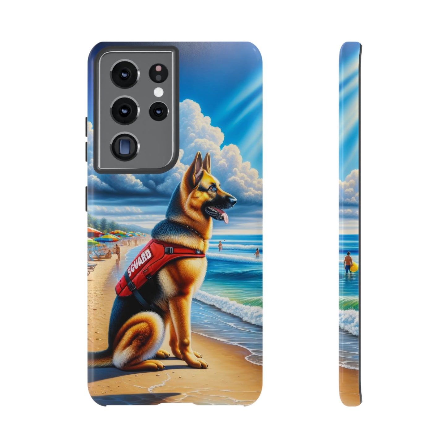 German Shepherd Lifeguard Phone Case