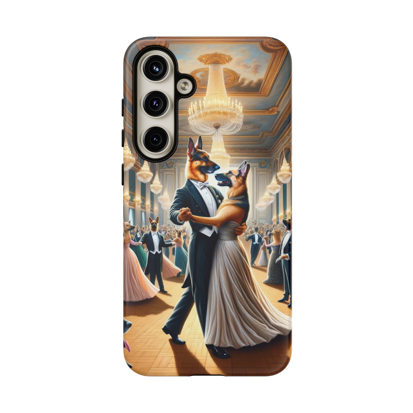 Dancing German Shepherds Tough Phone Case