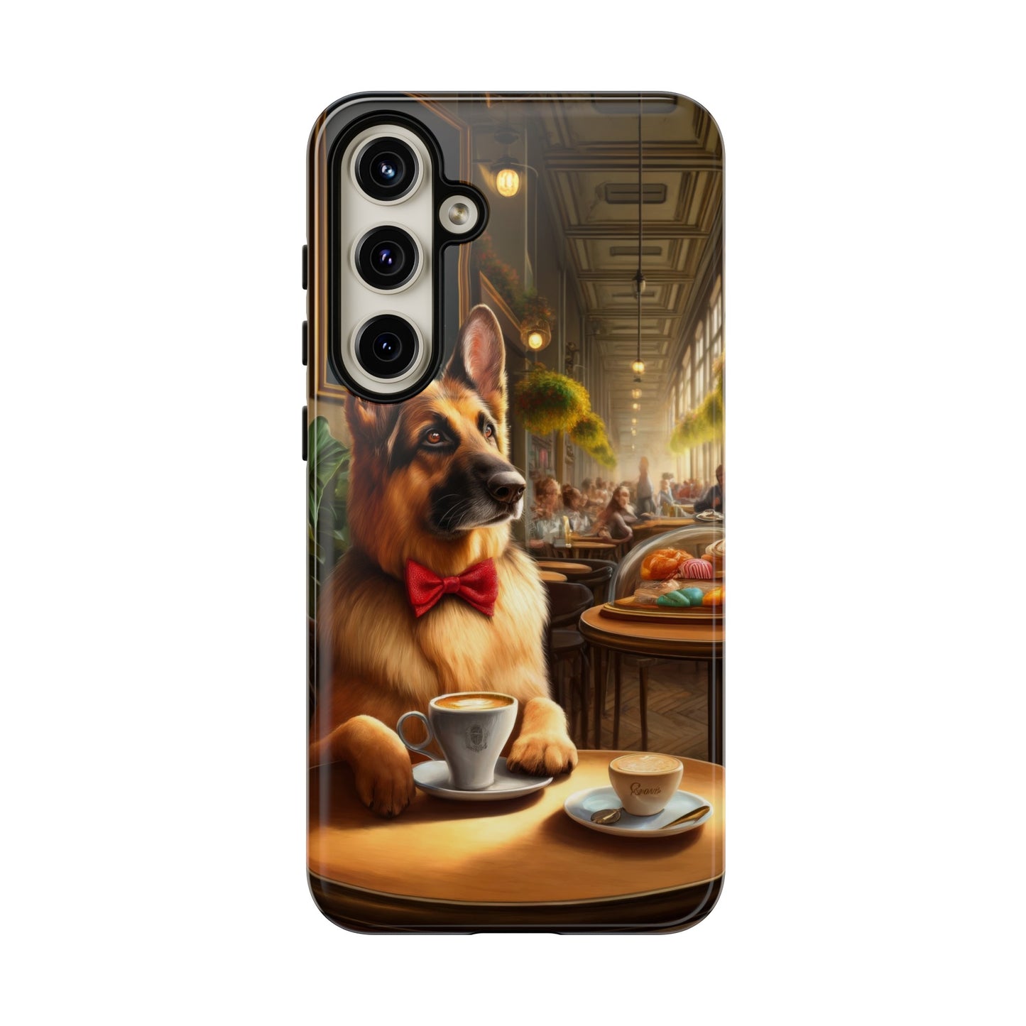 German Shepherd Drinking Phone Case