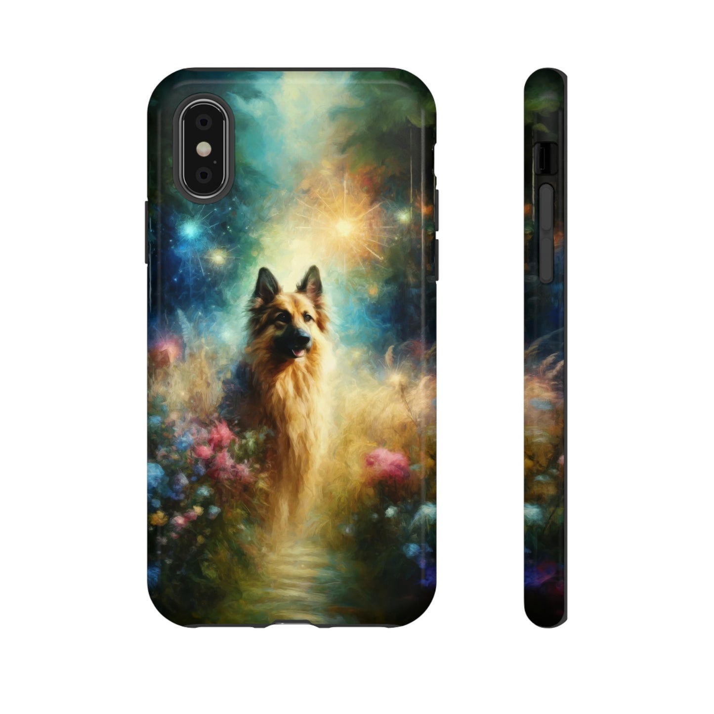 Fairy tale and impressionism German Shepherd Phone Case