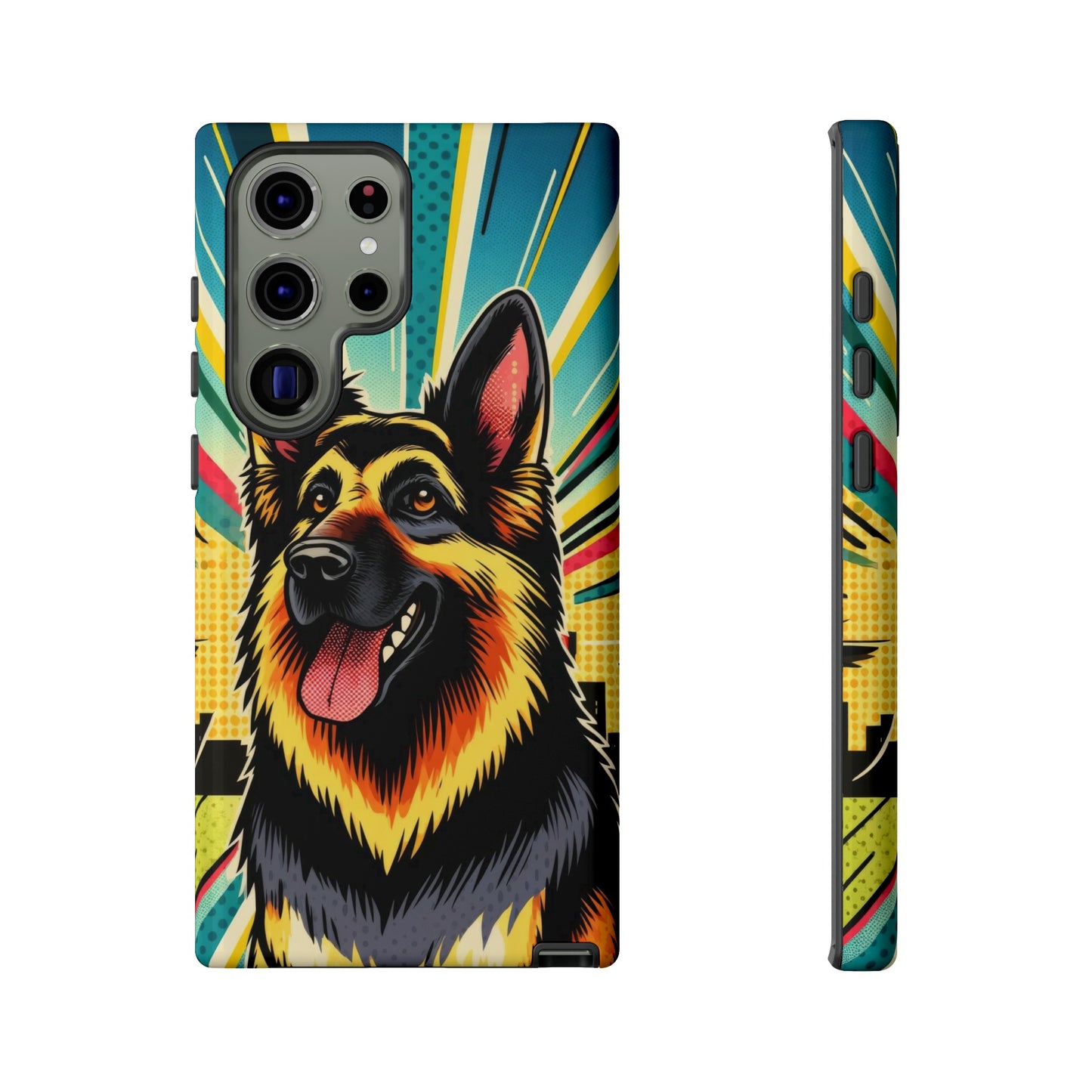 Comic style German Shepherd Phone Case