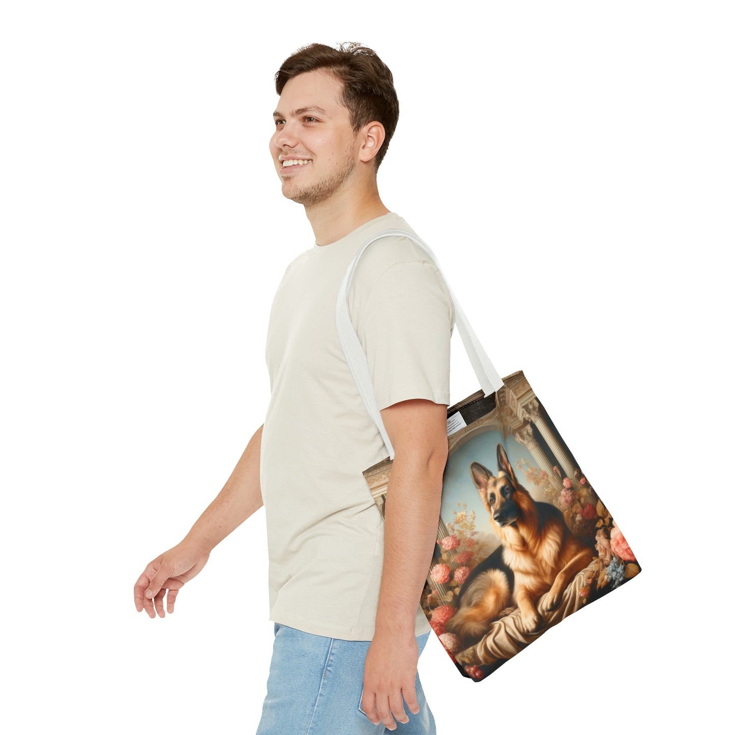 Neo-classical German Shepherd Tote Bag