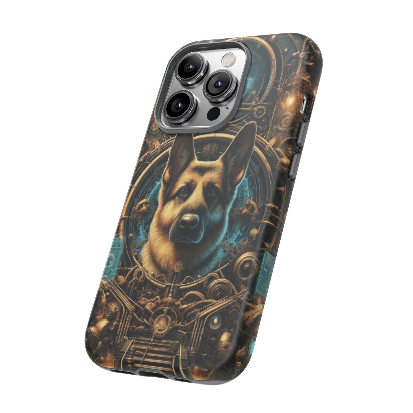 Steampunk Fantasy V2 German Shepherd Phone Case