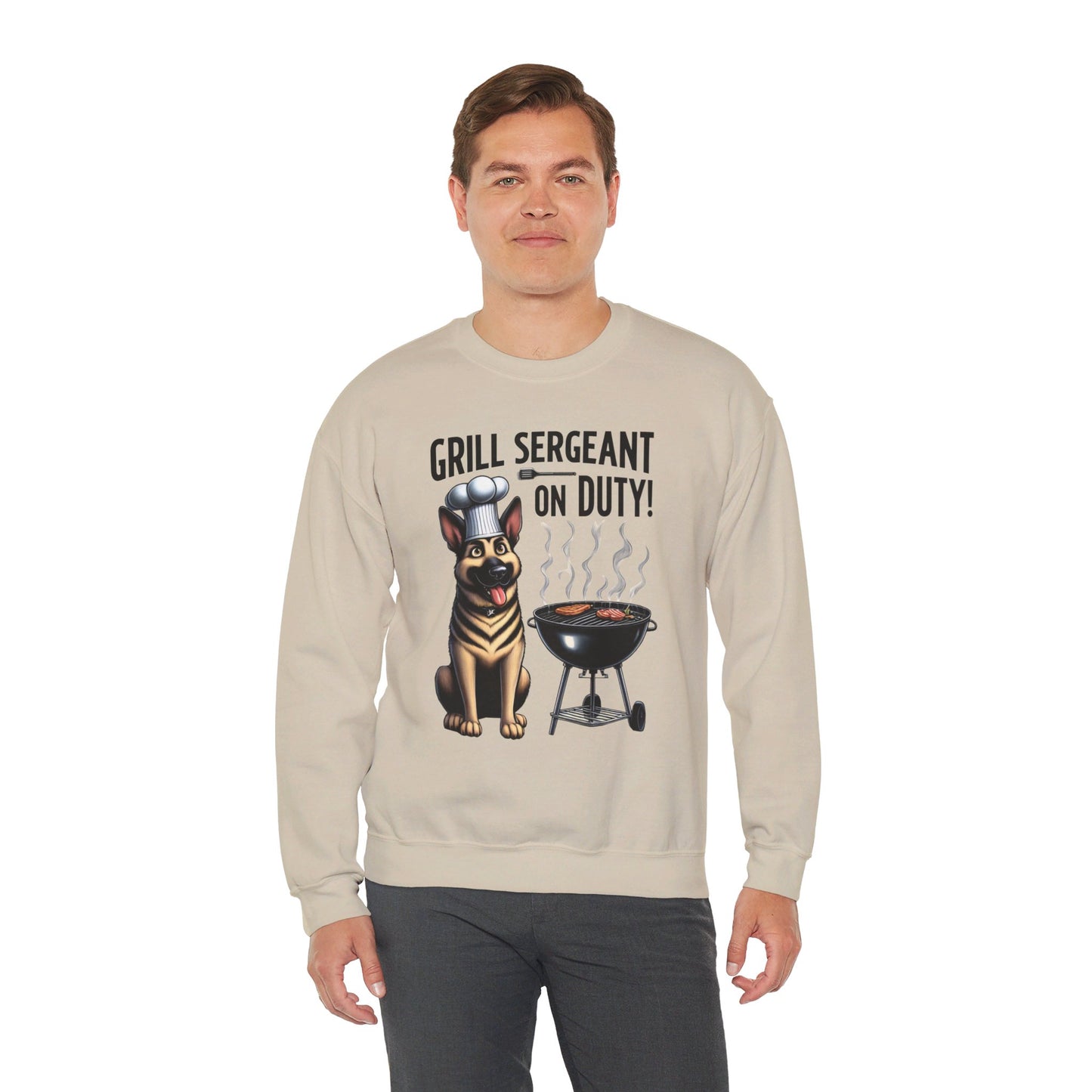 Grill Sergant Sweatshirt (10 colors) (German Shepherd)