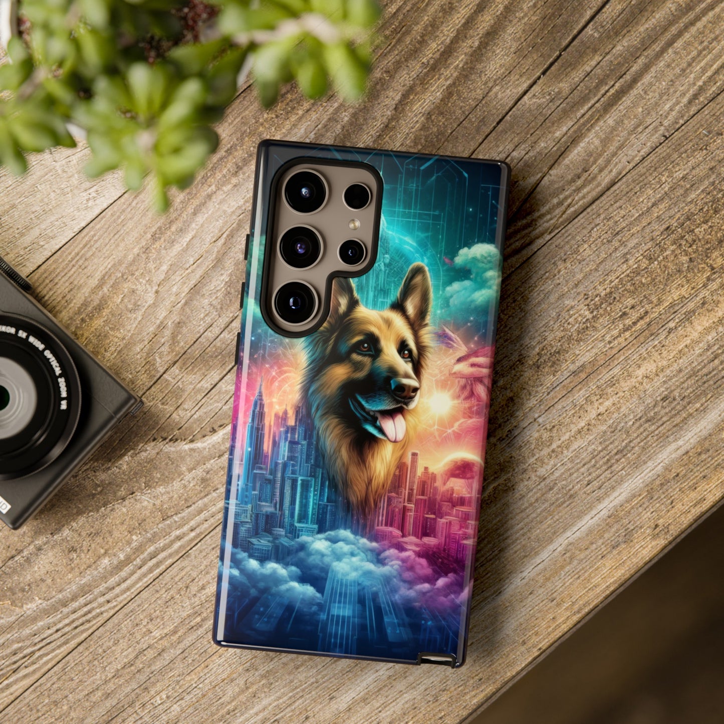 Dreamy fantasy German Shepherd Phone Case