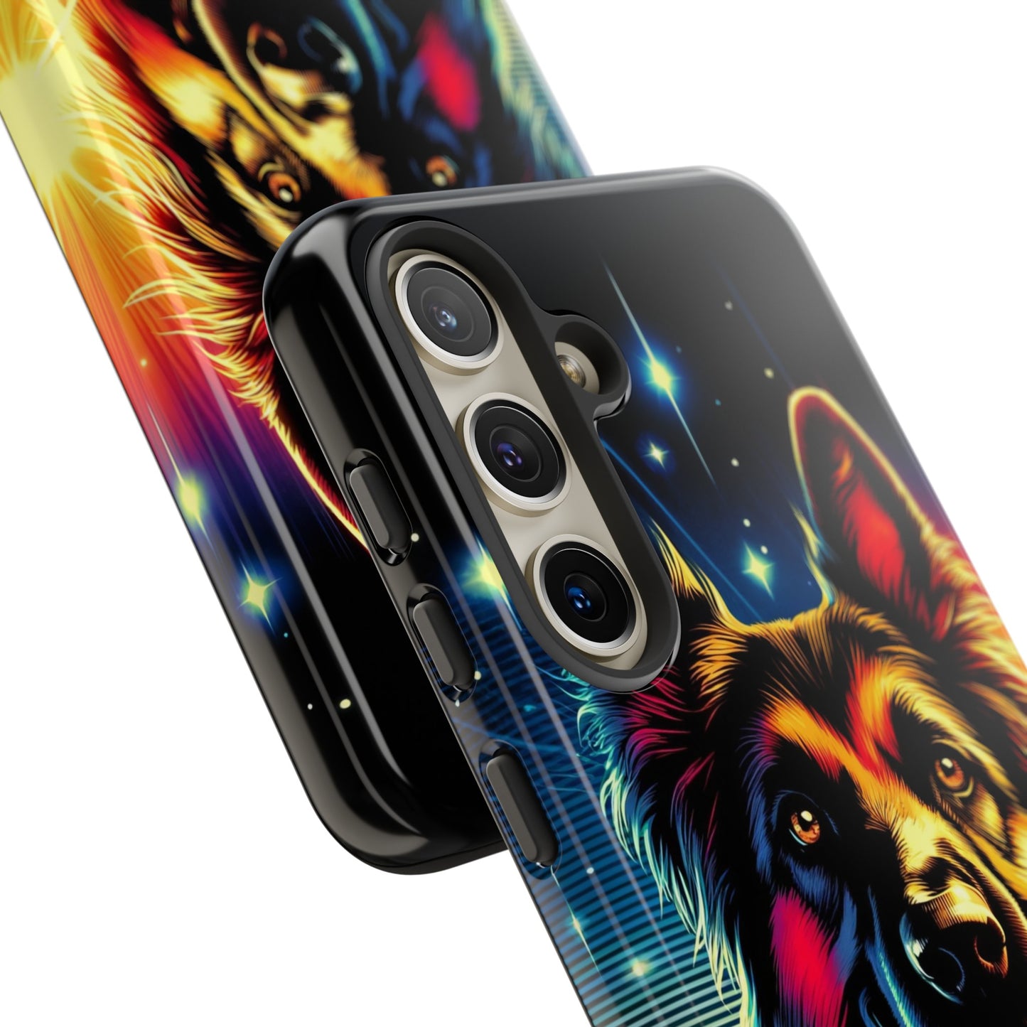 Comic book style German Shepherd Phone Case