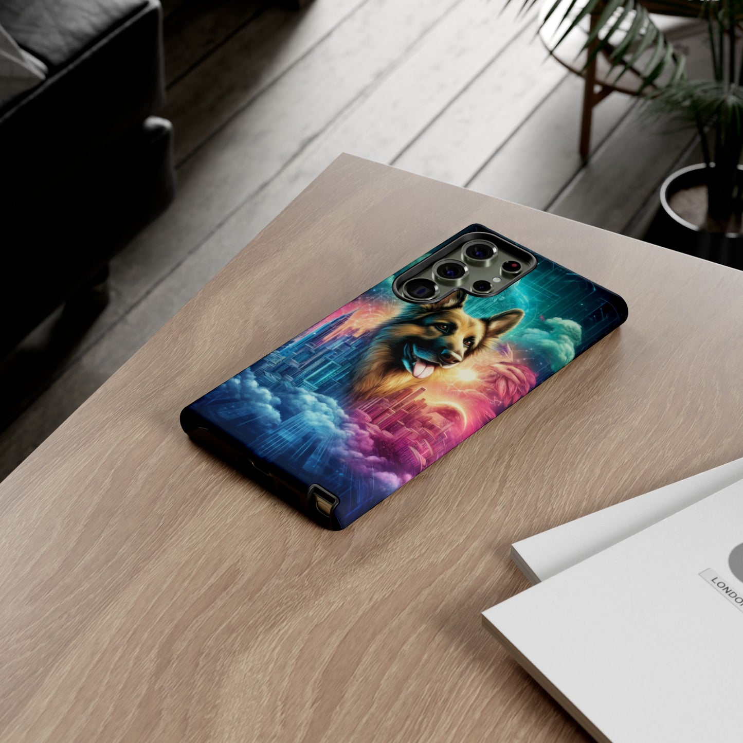 Dreamy fantasy German Shepherd Phone Case