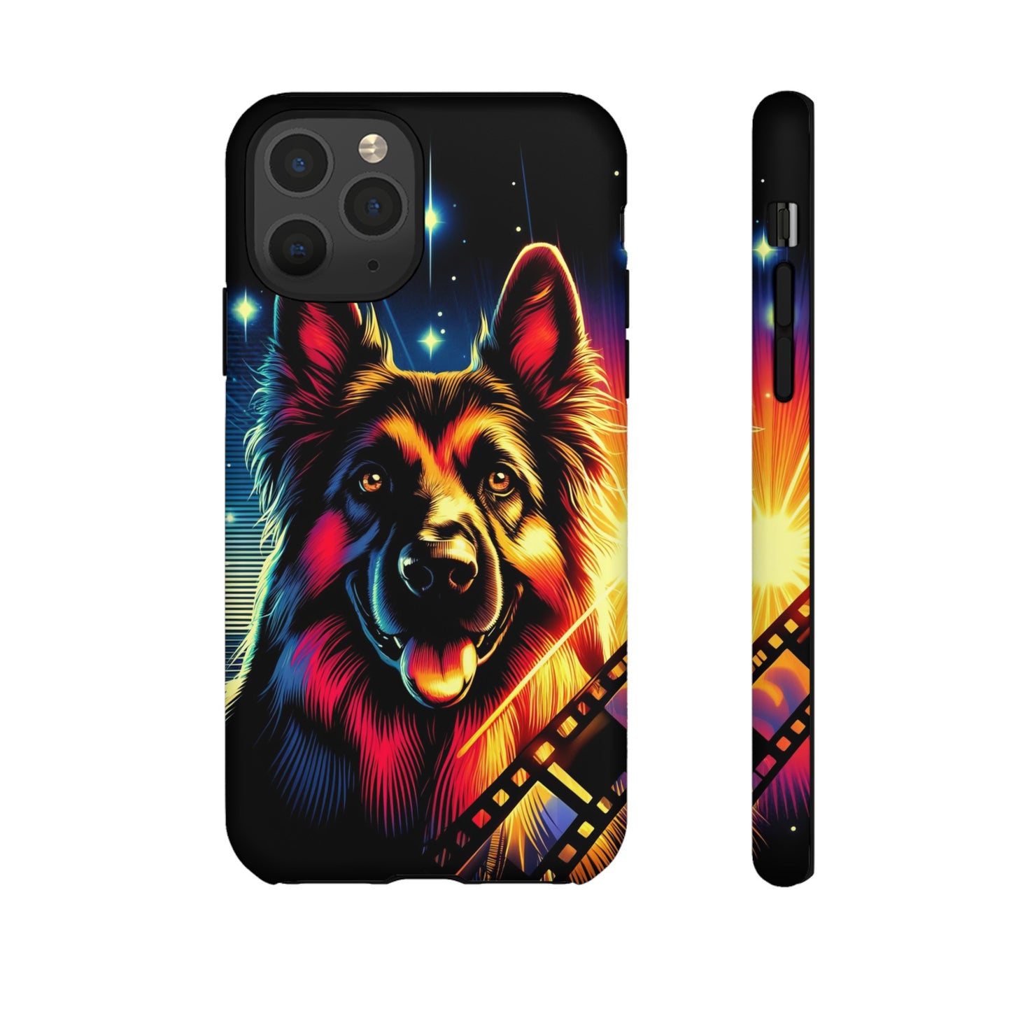 Comic book style German Shepherd Phone Case