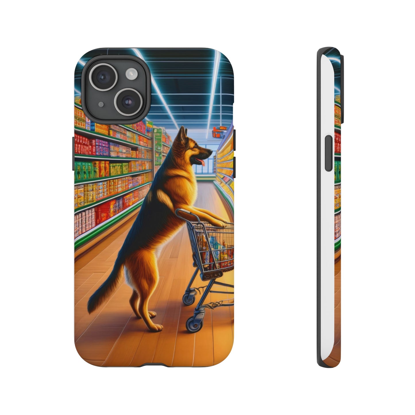 German Shepherd Shopping Phone Case