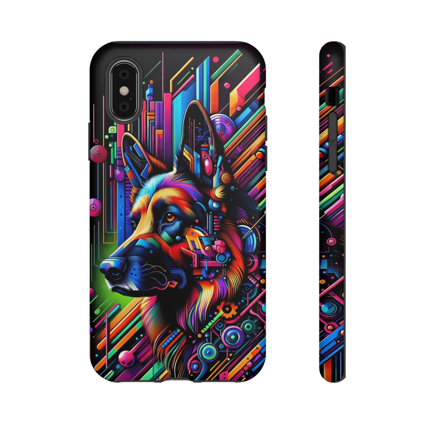 Constructivism and dadaism German Shepherd Phone Case