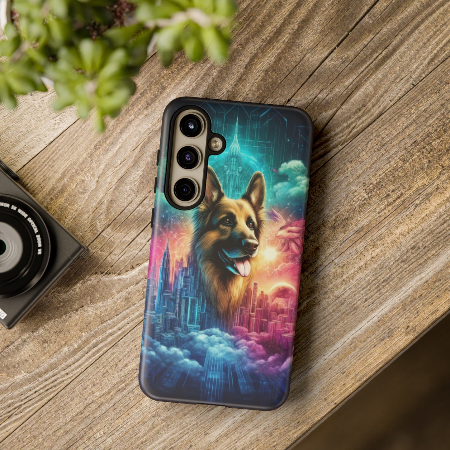 Dreamy fantasy German Shepherd Phone Case