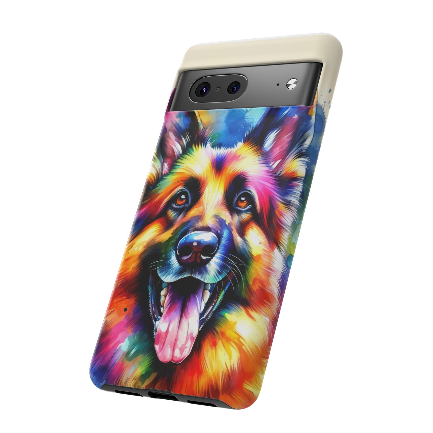 German Shepherd in Watercolor Tough Phone Case