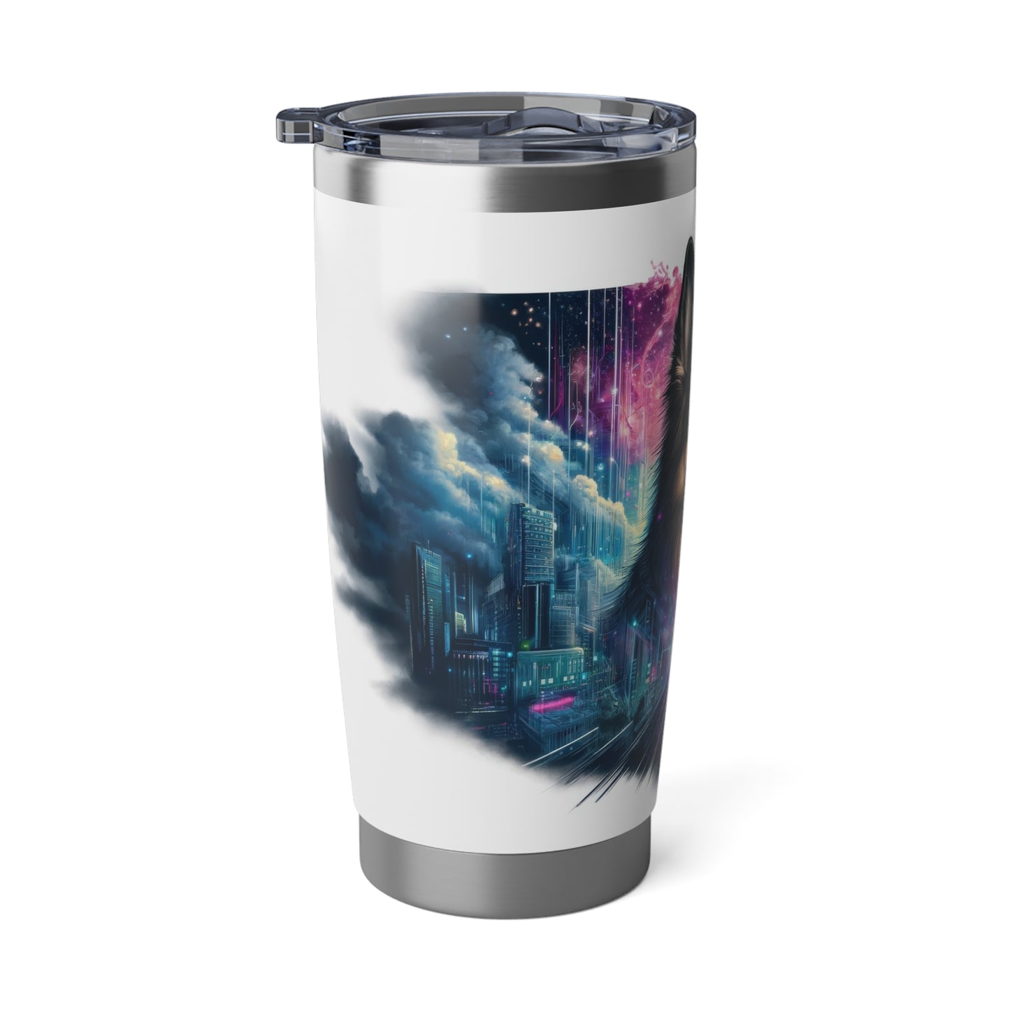 Dreamy fantasy German Shepherd 20oz Tumbler