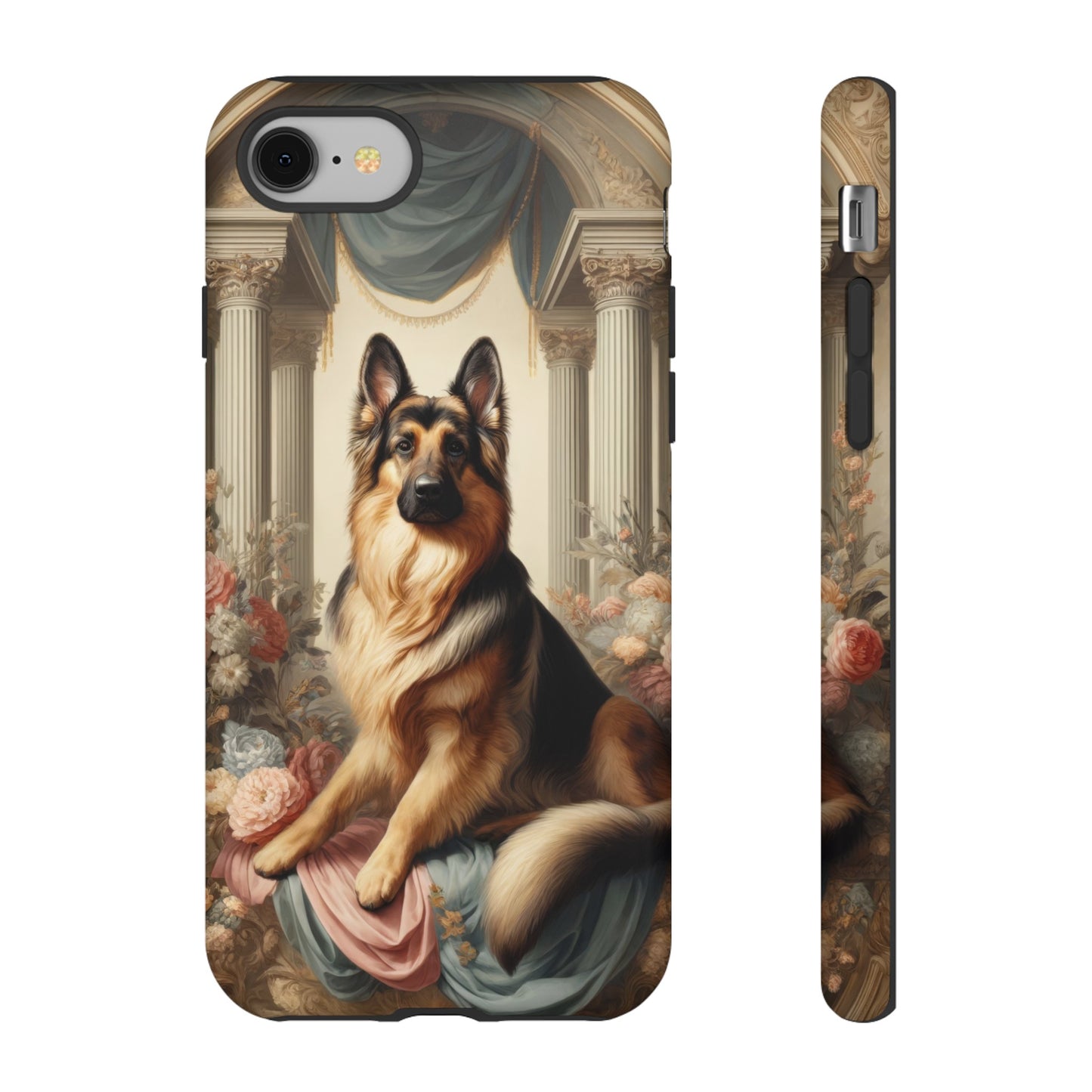 Neo-classical German Shepherd Phone Case