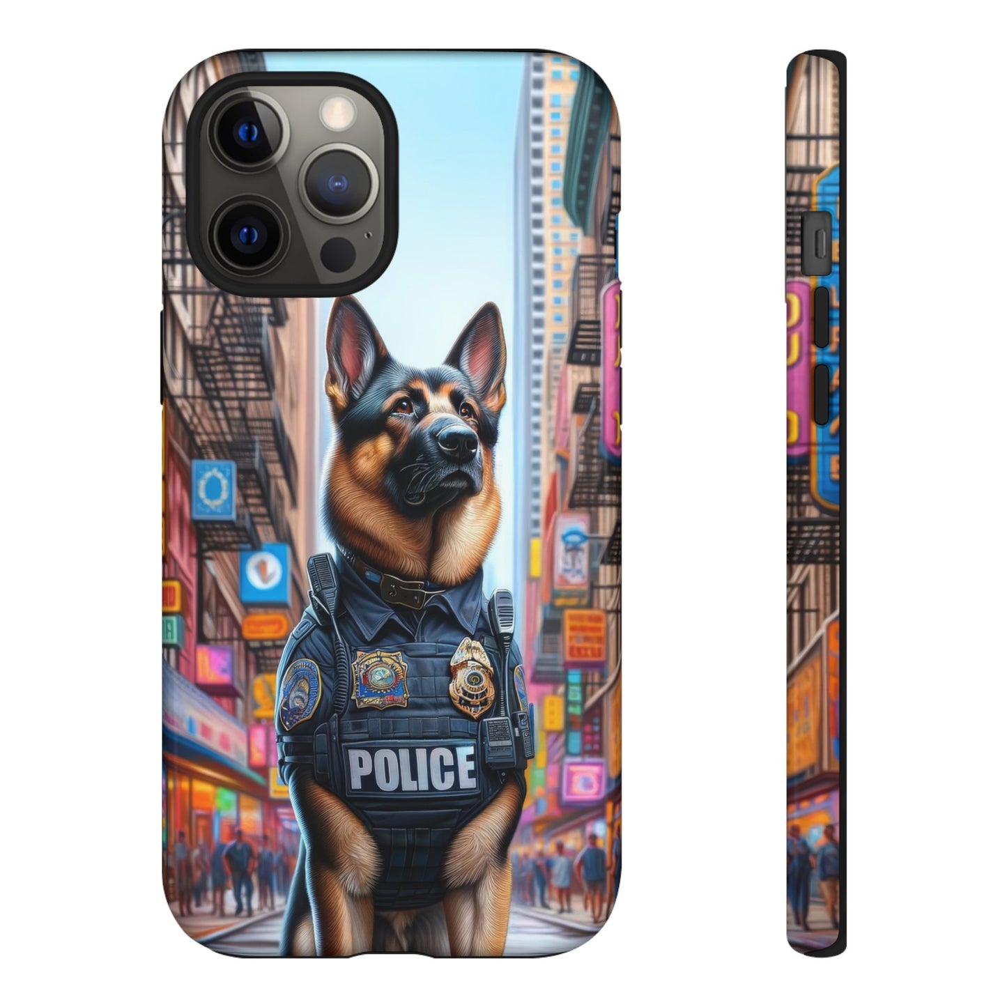 German Shepherd Police Officer Phone Case