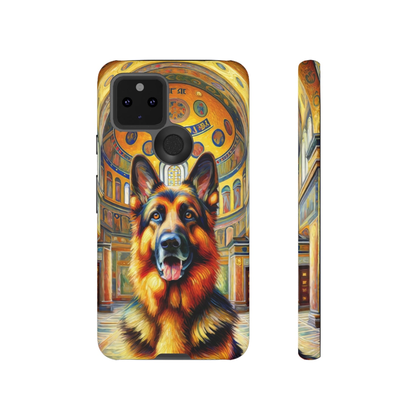 Neo-impressionist German Shepherd Phone Case