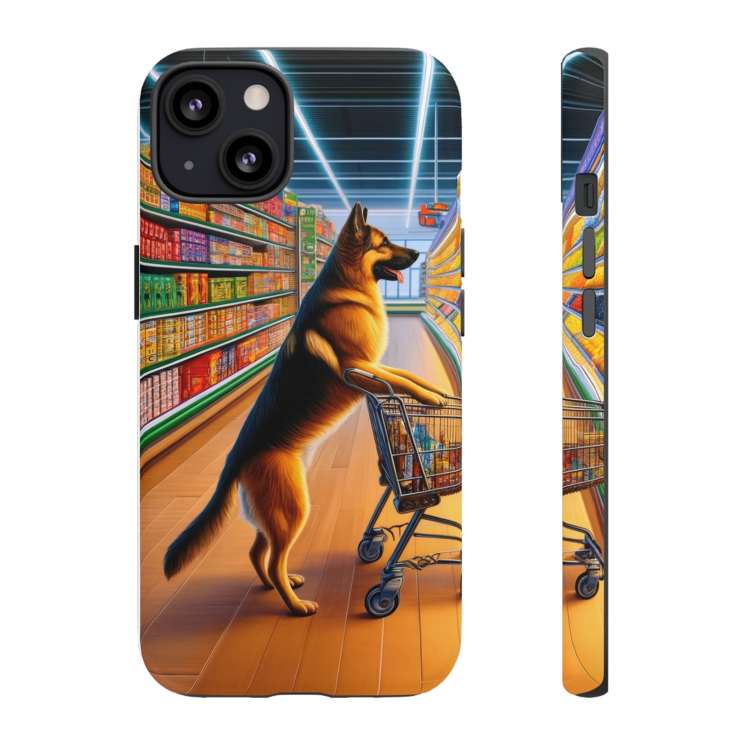 German Shepherd Shopping Phone Case