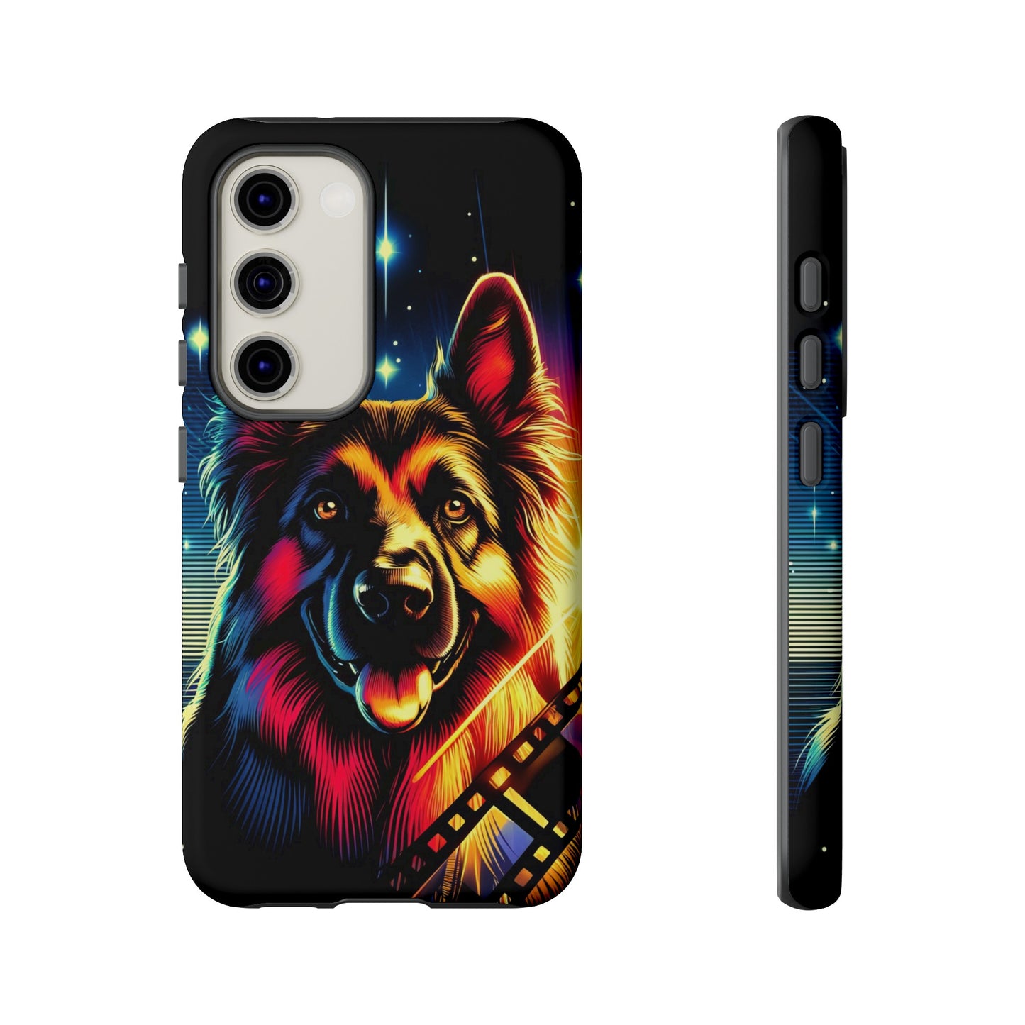 Comic book style German Shepherd Phone Case