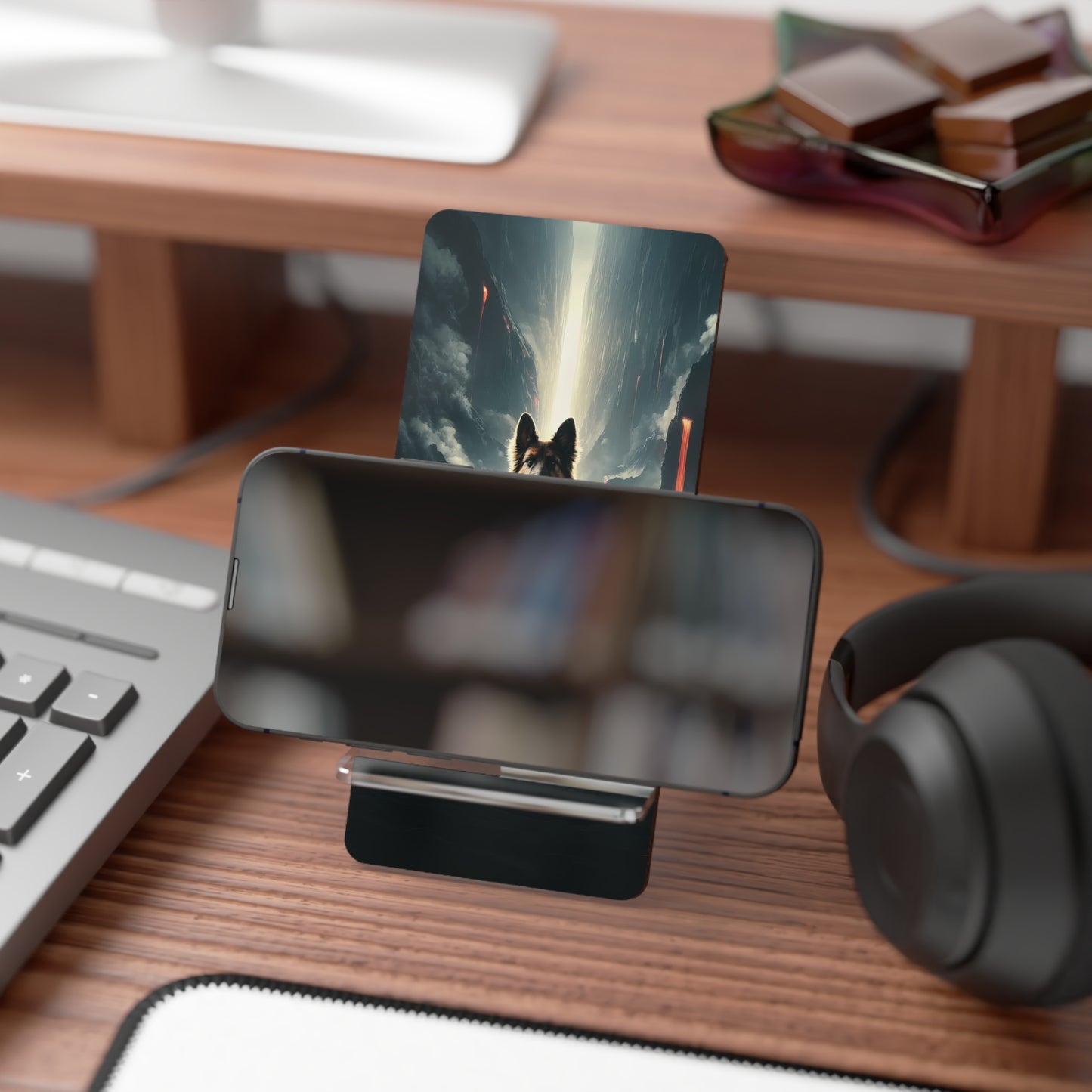 Concept art German Shepherd Smartphone Stand