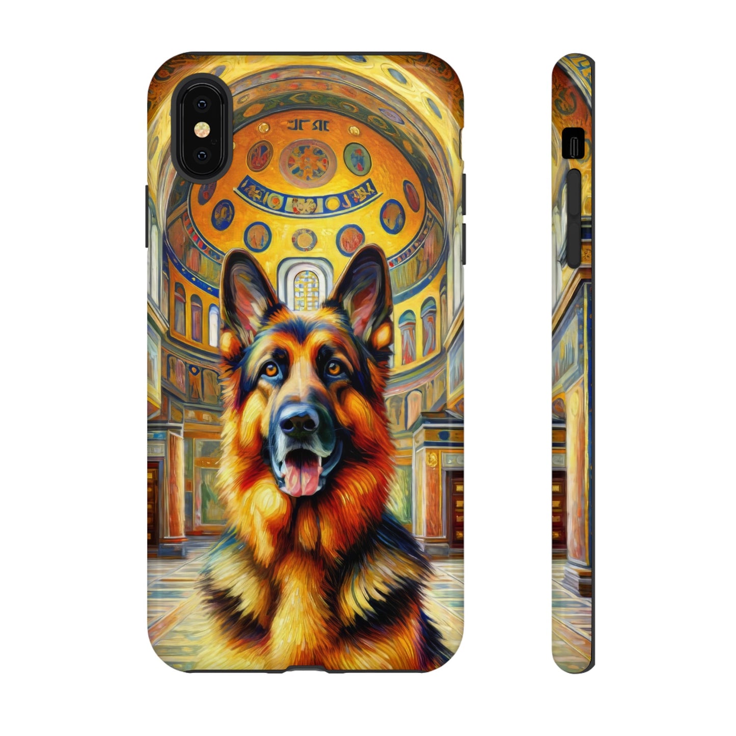 Neo-impressionist German Shepherd Phone Case